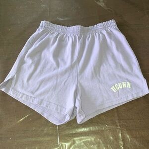 UCONN Women's Medium light Lavender Shorts EUC